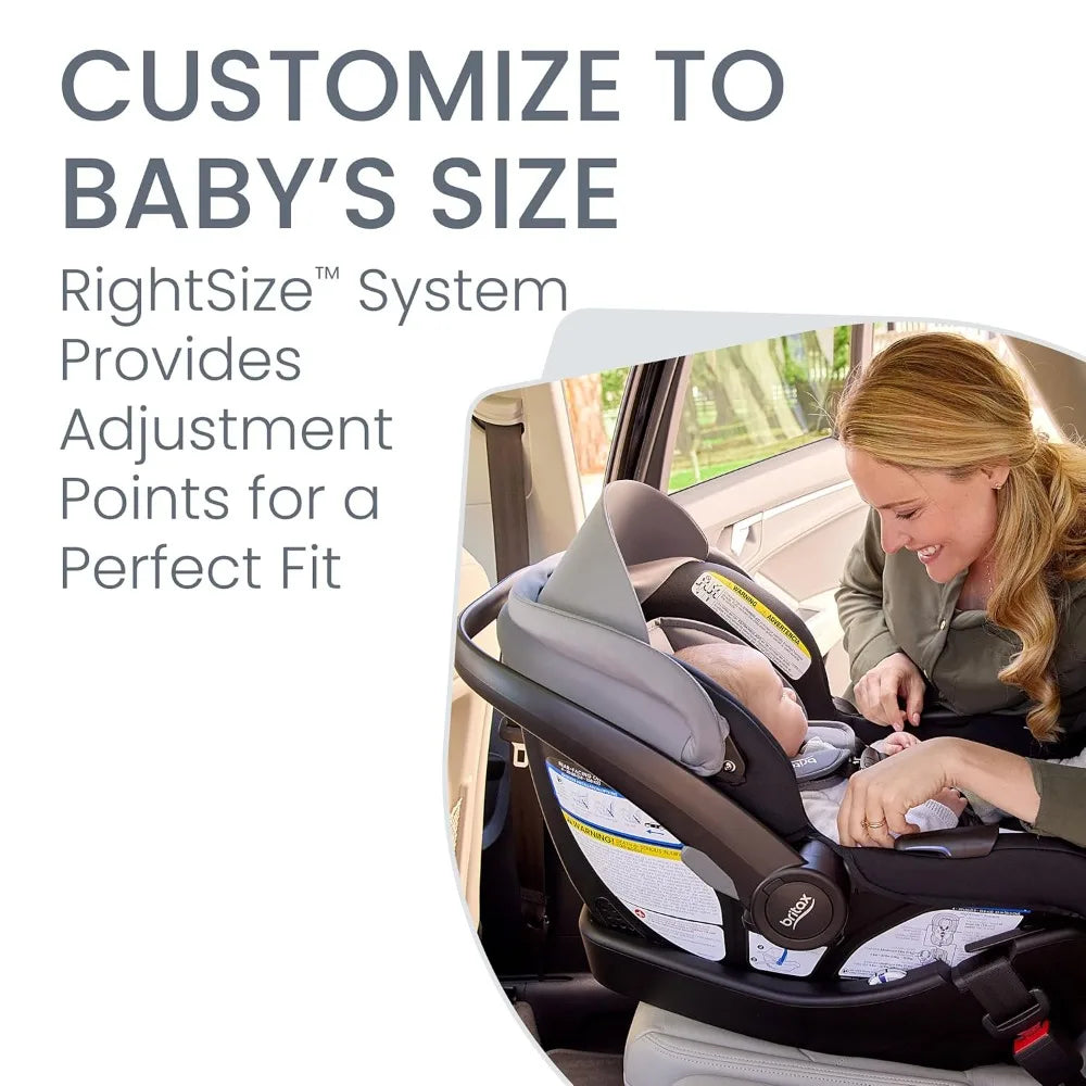 Willow Brook S+ Baby Travel System, Infant Car Seat and Stroller Combo with Alpine Base, ClickTight Technology