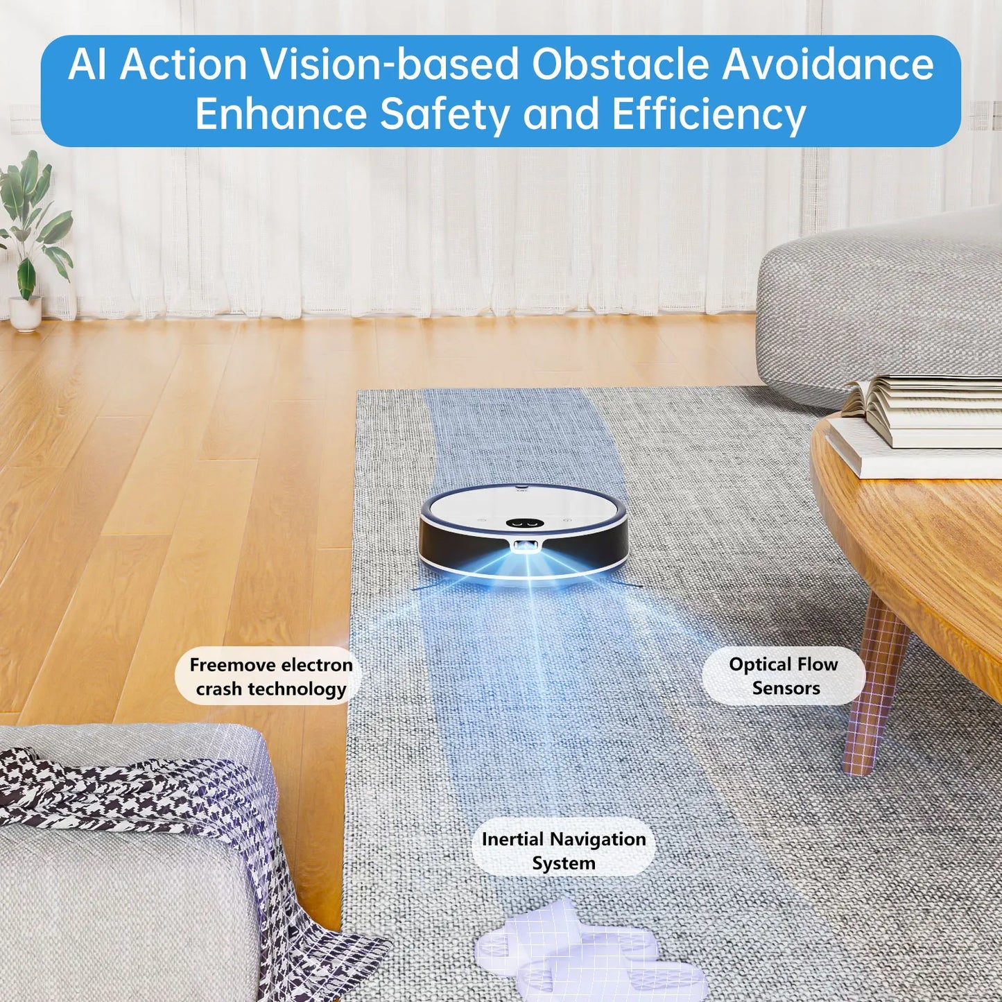 OKP C5 Robot Vacuum Cleaner with Real-Time Video Call - The Kings Lots