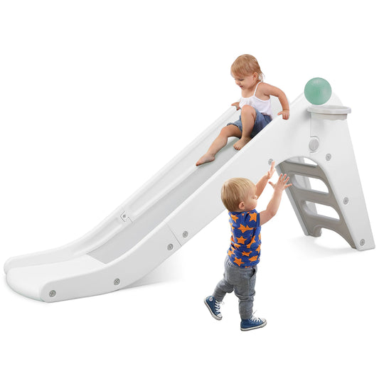 Children's Slide and Basketball Hoop Climber Playset for Kids - The Kings Lots