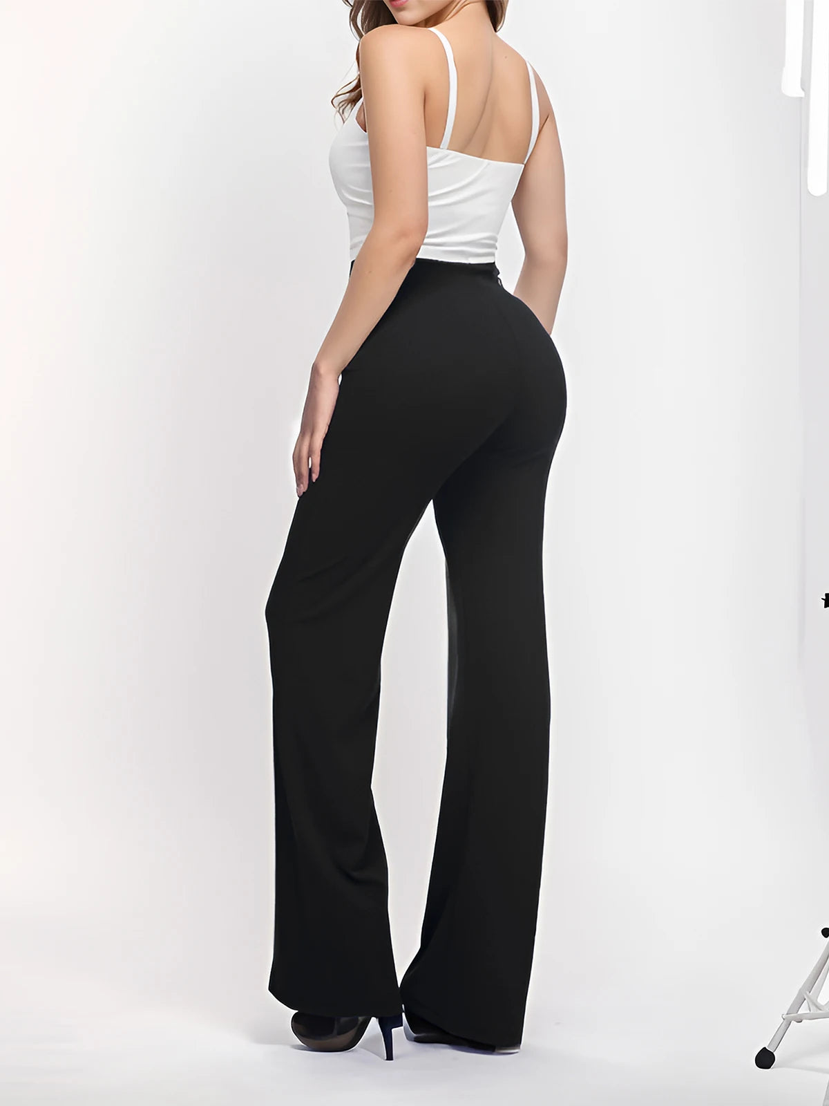 Women's High Waist Dress Pants Trouser Women Clothes Elegante