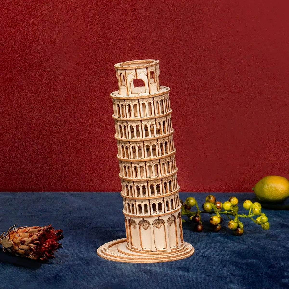 Robotime Wooden Puzzle Game DIY 3D Tower Bridge Big Ben Assembly Toy Gift - The Kings Lots