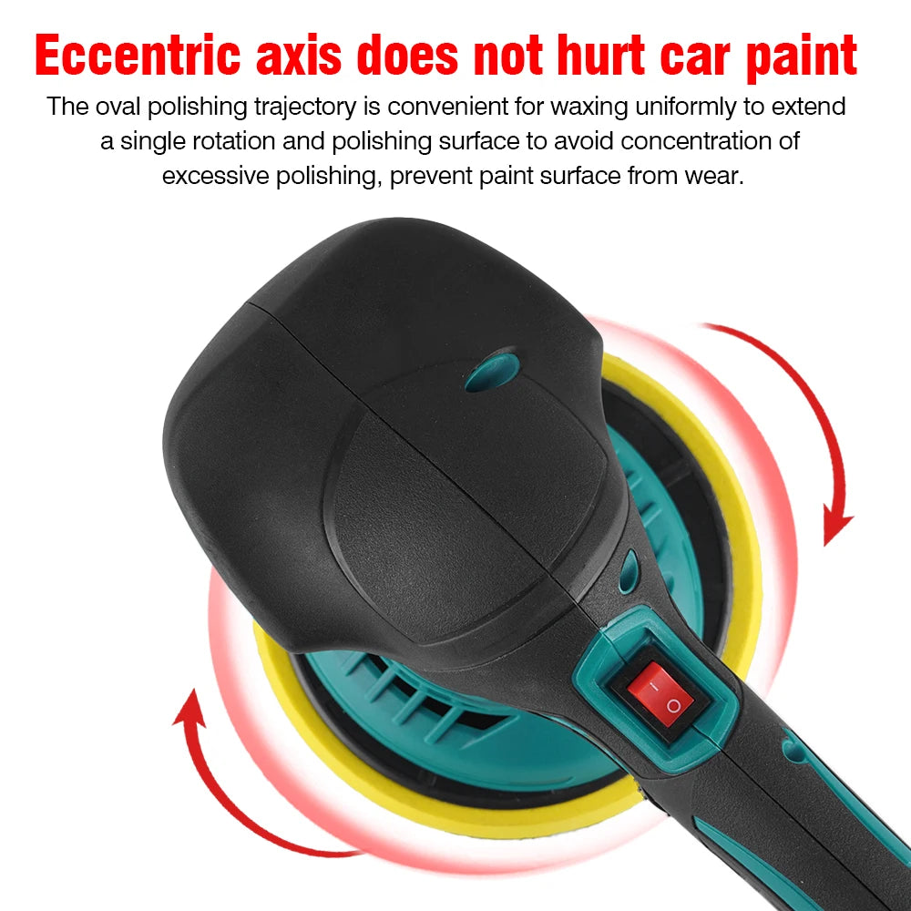 ONEVAN 7000RPM Electric Car Polisher Cordless Wax Machine - The Kings Lots