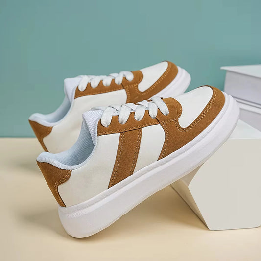 Children's outdoor anti slip casual fashion, comfortable and breathable running shoes  girls, color blocking dad shoes, sport - The Kings Lots