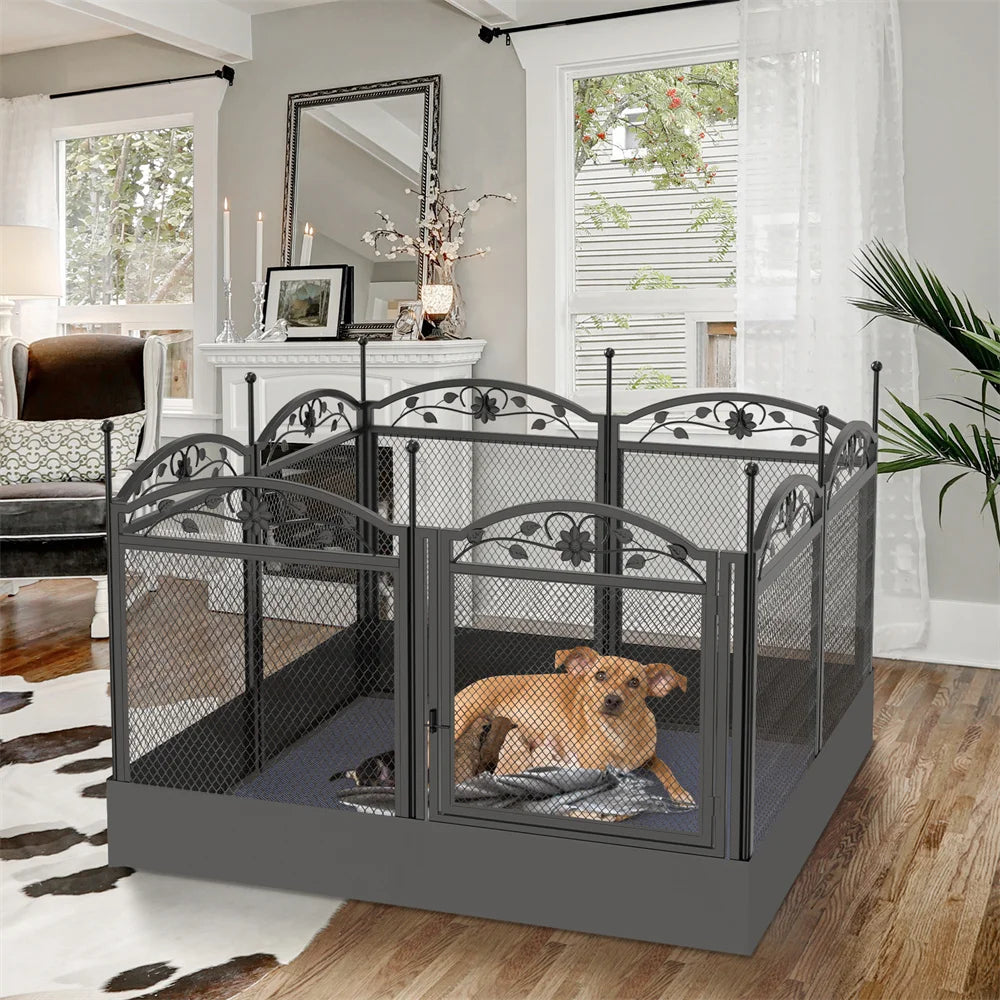 Heavy Duty Large Dog Playpen Pet Exercise Run Enclosure