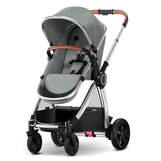 Ultimate2 Baby Stroller, Premium Convertible Full-Size Bassinet Stroller for Toddler, Newborn Stroller with Reversible S