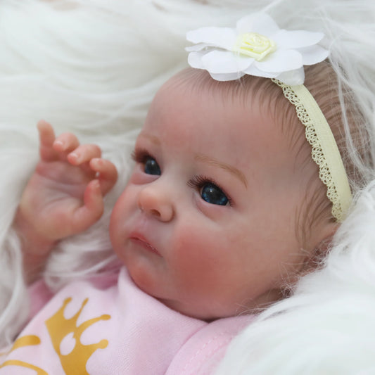 Realistic Reborn Baby Dolls - 16 Inch Newborn Preemie Baby Dolls Girl Real Life Baby Dolls - The Kings Lots