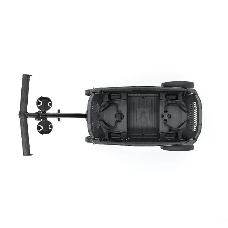 Premium Off-Road Wagon Stroller for Babies, Toddlers, and Kids Push/Pull/Push-Along Steering for Un