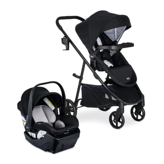 Willow Brook Baby Travel System, Infant Car Seat and Stroller Combo with Aspen Base, ClickTight Technology