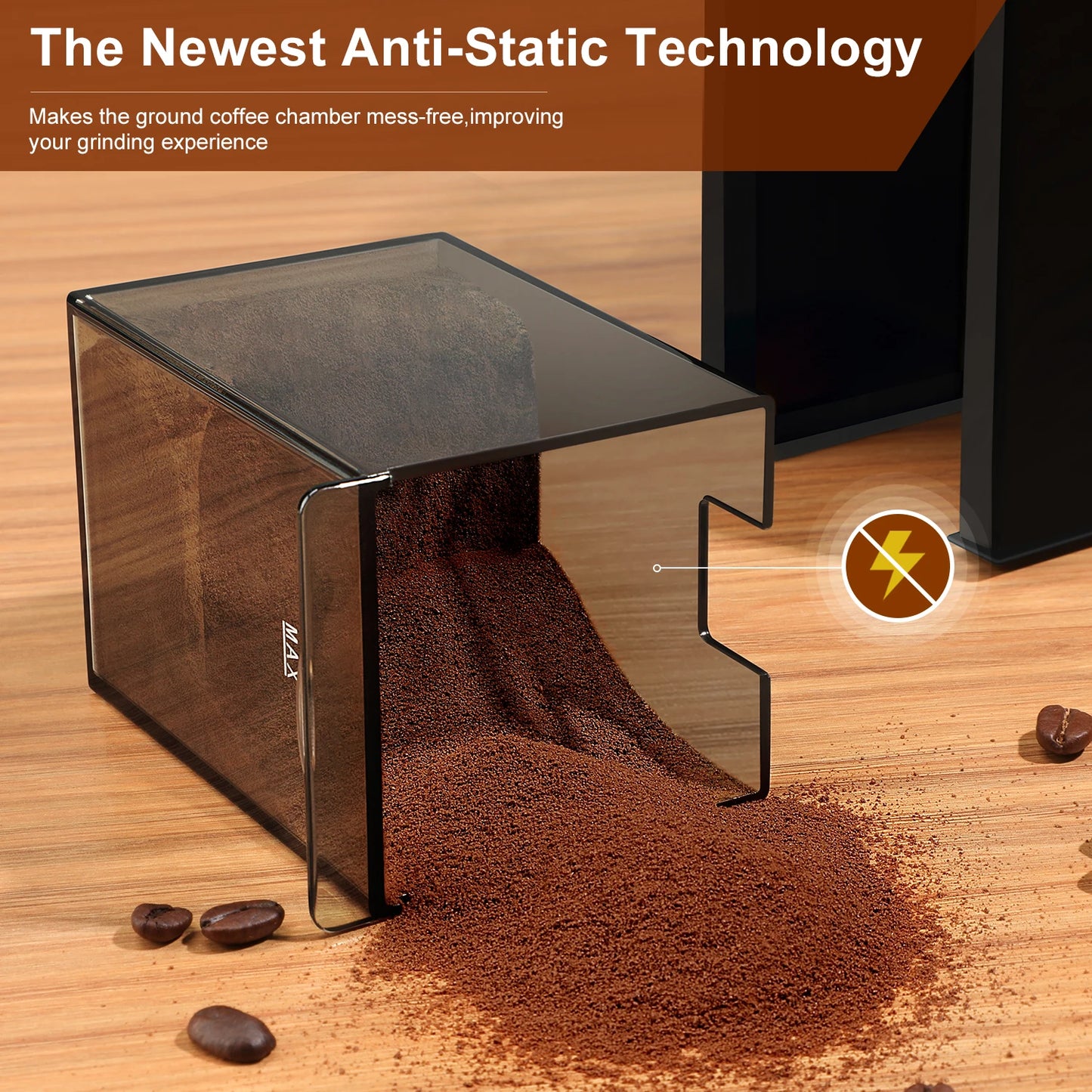 Automatic Burr Mill Coffee Grinder Electric Bean Grinding - The Kings Lots
