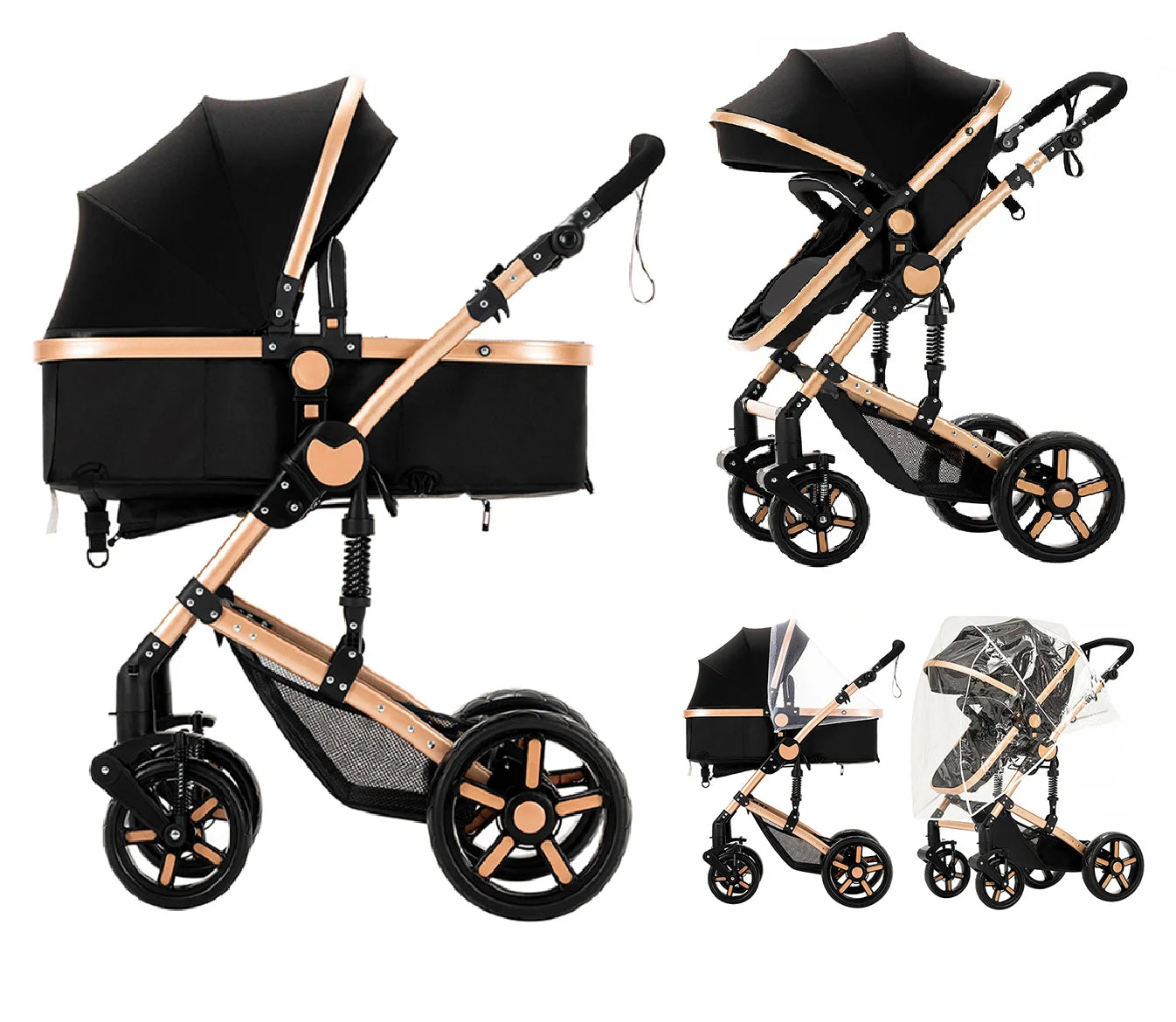 Lightweight Baby Stroller 2 in 1 for Comfort and Free Shipping - The Kings Lots