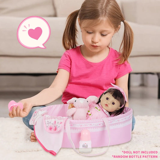 Lovely Pink Series Sleepwear set Doll Accessories Clothes Swimwear Mini Bow Dress For Rebirth Doll 18Inch Baby Doll DIY Toy Gift - The Kings Lots