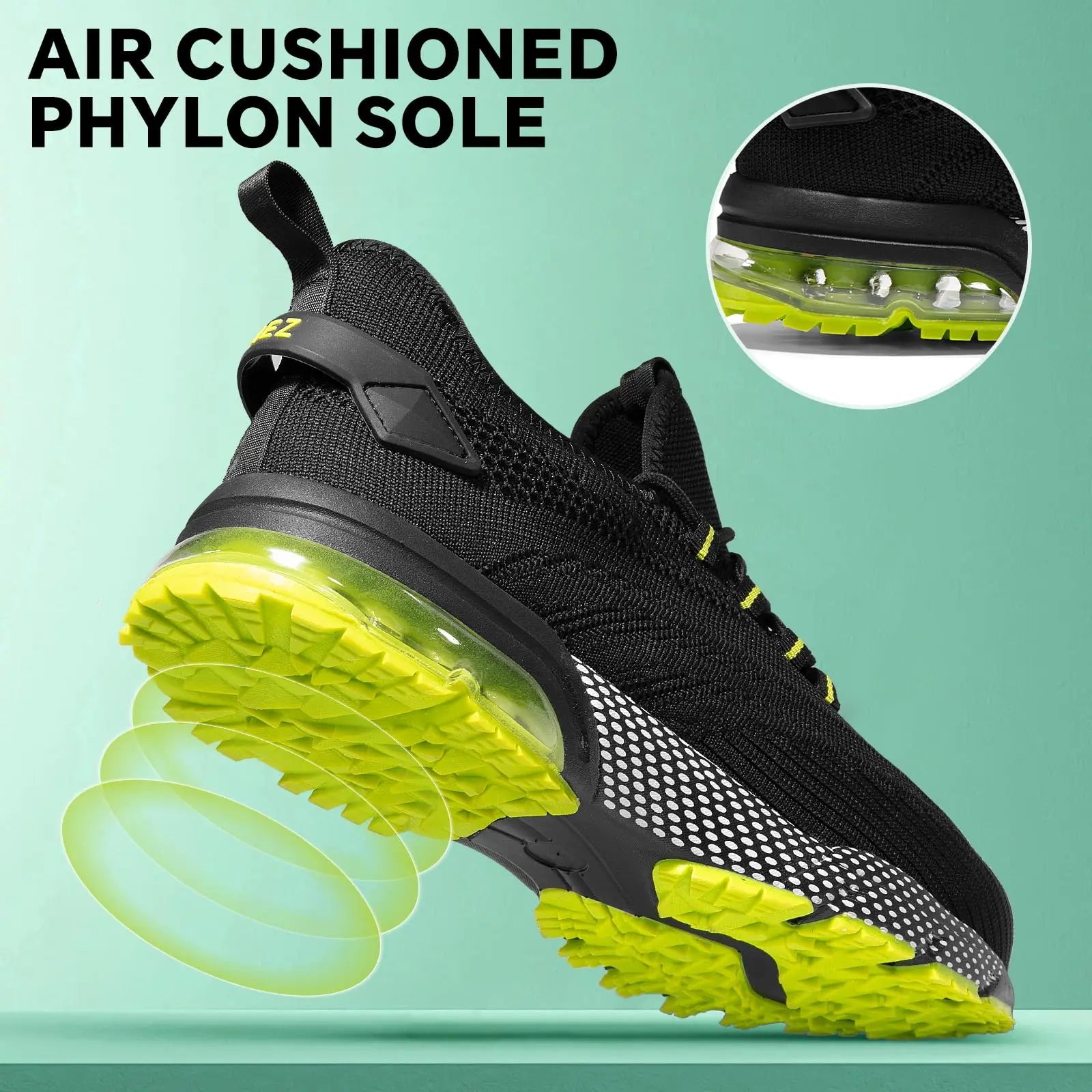 SPIEZ Safety Shoes for Men Women Air Cushion Composite Toe - The Kings Lots