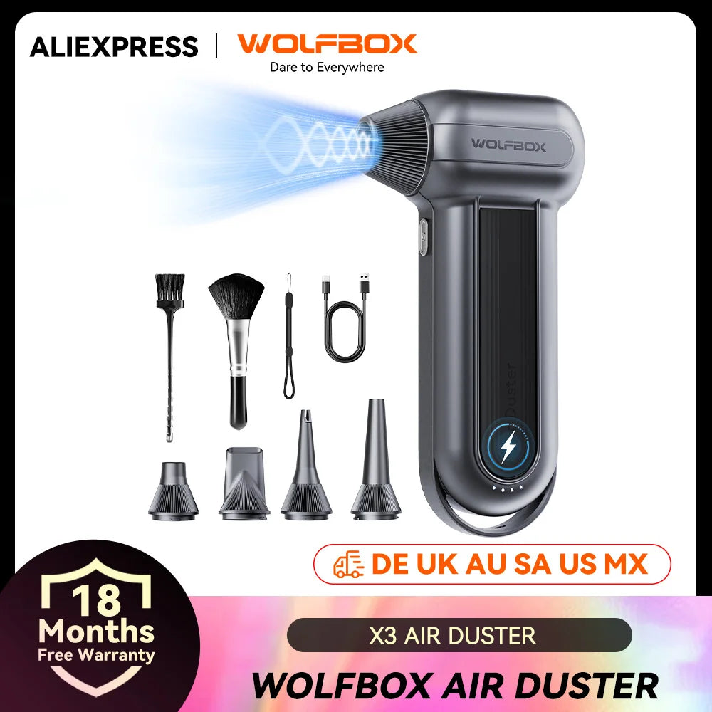 WOLFBOX MF100 Electric Air Duster Blower 150000RPM Super Power - The Kings Lots