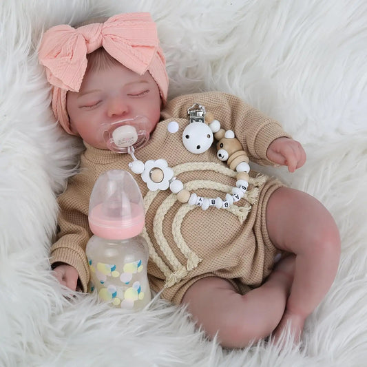 Lifelike Reborn Baby Dolls 20 Inch Sleeping Realistic Newborn - The Kings Lots