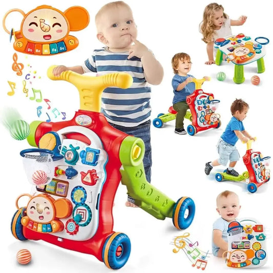 VATOS Baby Walker 5 in 1 Sit-to-Stand Learning Scooter - The Kings Lots