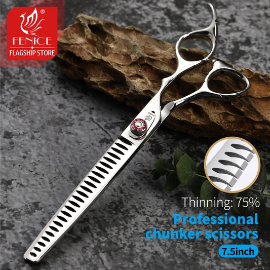 Fenice 7.5inch Professional Dog Grooming Scissors Chunker