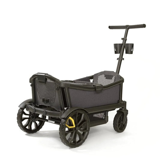 Premium Off-Road Wagon Stroller for Babies, Toddlers, and Kids Push/Pull/Push-Along Steering for Un