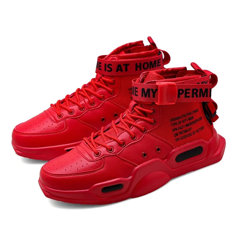 Men's Fashionable Sports Shoes High Top Walking Shoes - The Kings Lots