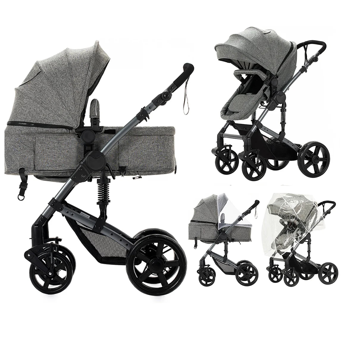 Lightweight Baby Stroller 2 in 1 for Comfort and Free Shipping - The Kings Lots