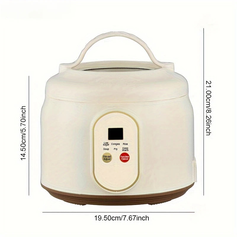 1.8L Electric Rice Cooker Portable MultiCooker Smart Kitchen