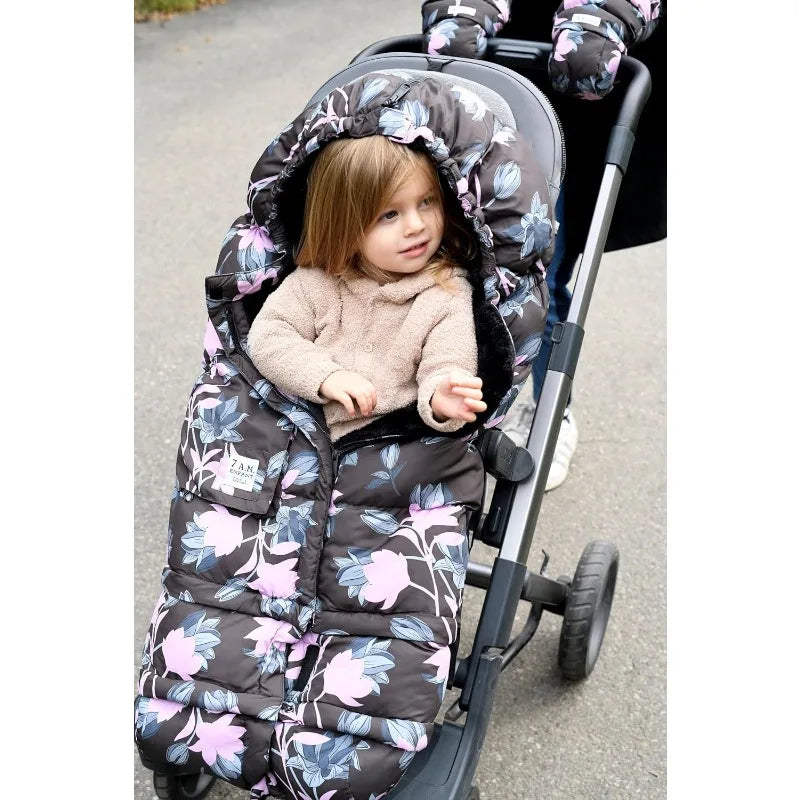 Enfant Stroller Blanket 212 - Adjustable Baby Car Seat Zipped Blanket for Babies Winter, Unisex Multi Purpose Fleece