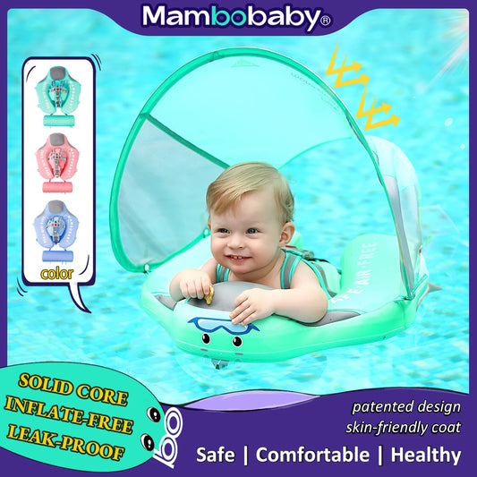 Mambobaby Baby Float with Sunshade Canopy and Crotch Strap - The Kings Lots