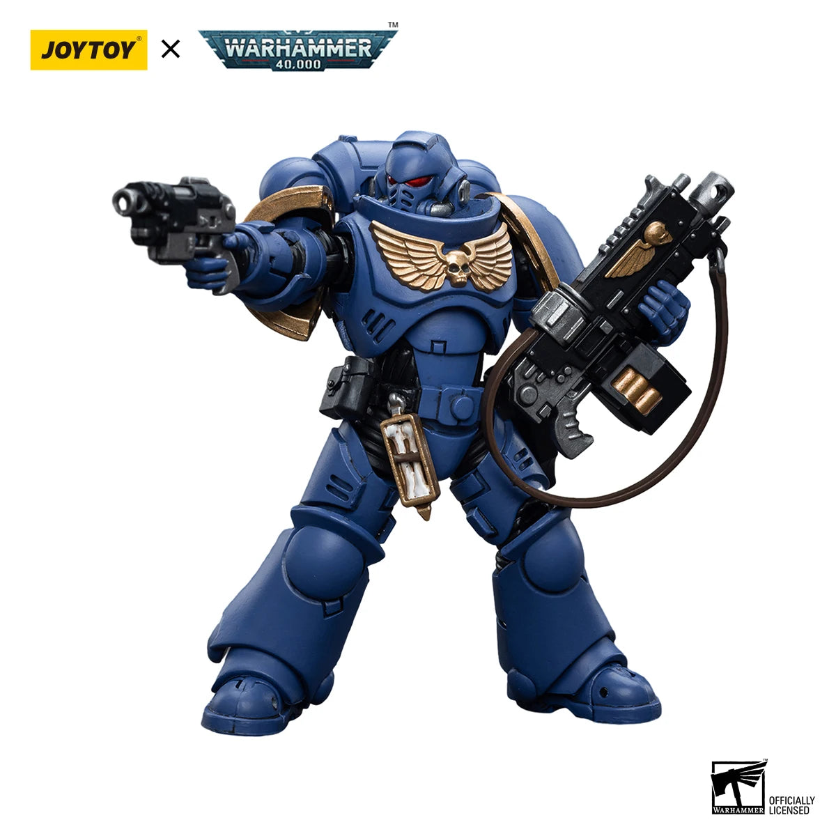 [IN-STOCK] JOYTOY Warhammer 40K 1/18 Action Figure Ultramarines Intercessors Toys - The Kings Lots