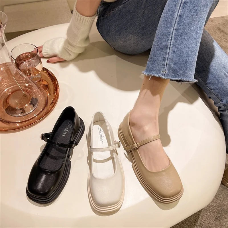 Oulylan Soft Soles Women Shoe Comfortable Leather Shoes 2024 - The Kings Lots