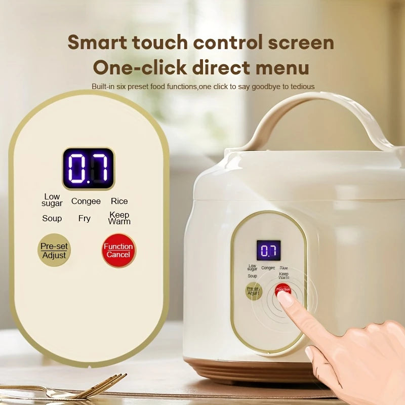 1.8L Electric Rice Cooker Portable MultiCooker Smart Kitchen
