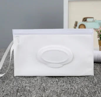 EVA Baby Wet Wipe Pouch Cute Snap-Strap Refillable Wet Wipes Bag Flip Cover Tissue Box Outdoor Useful Baby Stroller Accessory
