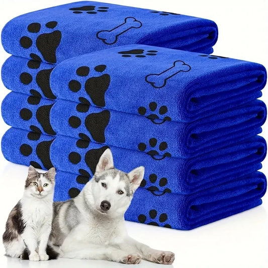 2pcs Soft Microfiber Dog Towels - Quick Dry, Absorbent Pet Bath & Grooming Towels For Dogs Dog Towels Pet Bath Drying Towels Dog - The Kings Lots