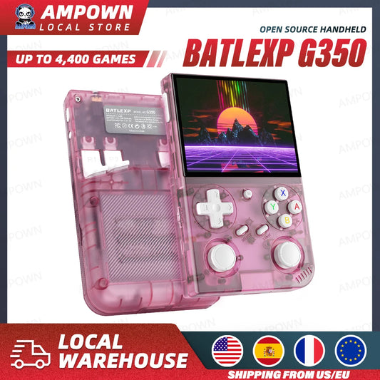 BATLEXP G350 Handheld Game Console Retro Portable Gift - The Kings Lots