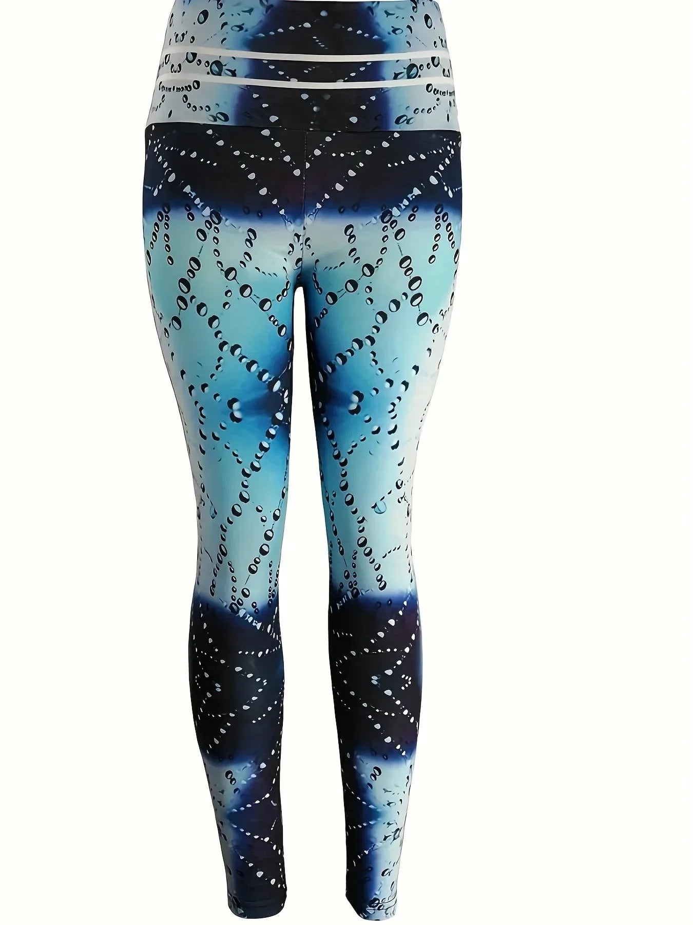 Women's Fashion Allover Print Skinny Leggings High Waist Stretchy