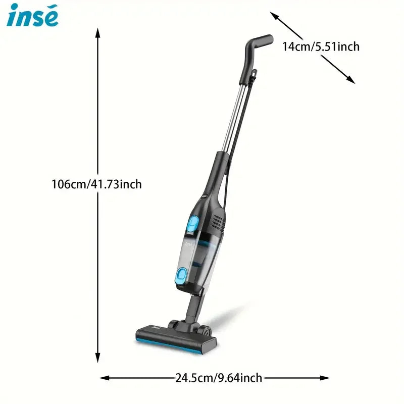 INSE R6 Corded Ultra-Lightweight Bagless Vacuum 15KPa Suction - The Kings Lots