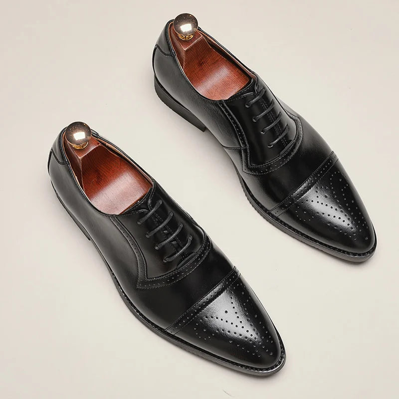 Mens Casual Shoes Business Slip-on Shoes Comfort Fashion Office Shoes for Male - The Kings Lots