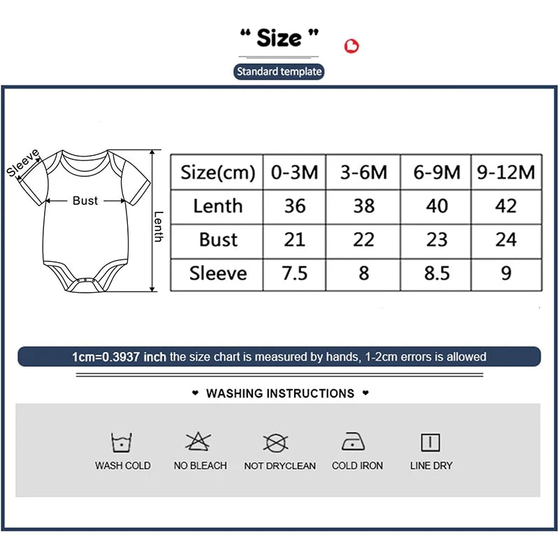 Fashion Baby Boy Girl Bodysuits 6-Pack Casual Cotton Outfit - The Kings Lots