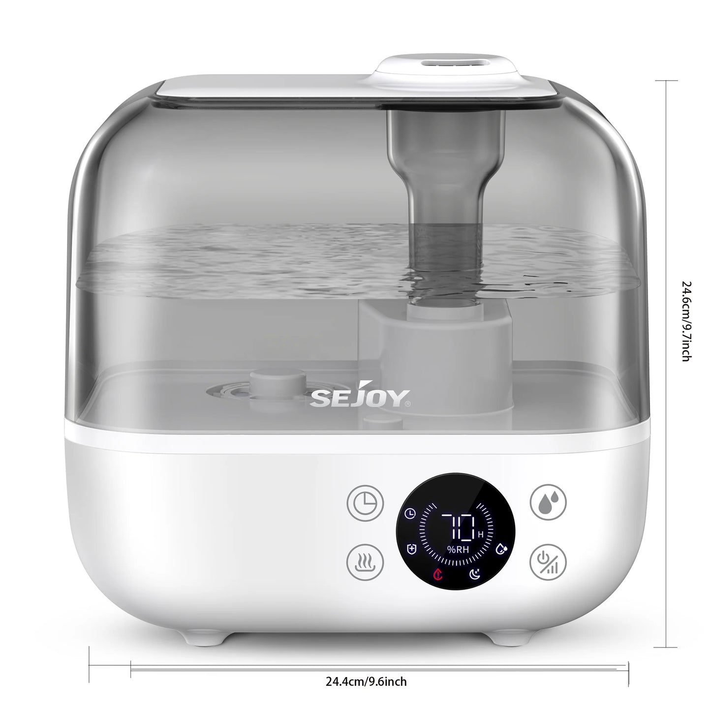 110/220V Humidifier for Bedroom Large Room Home 5L
