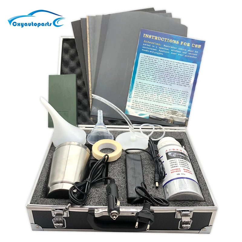 Car Headlight Polishing Kit 800ML Restoration Liquid Tool - The Kings Lots