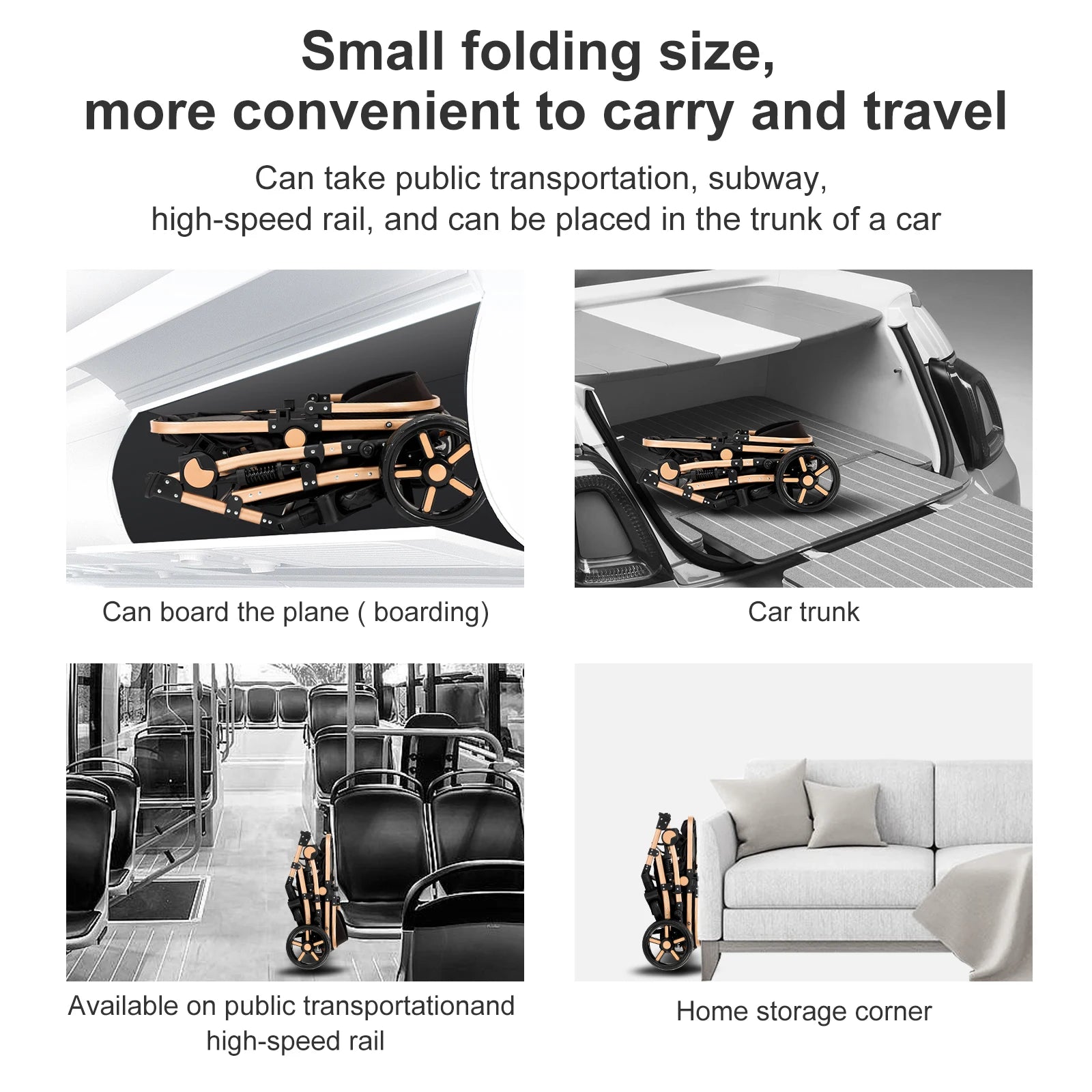Lightweight Baby Stroller 2 in 1 for Comfort and Free Shipping - The Kings Lots