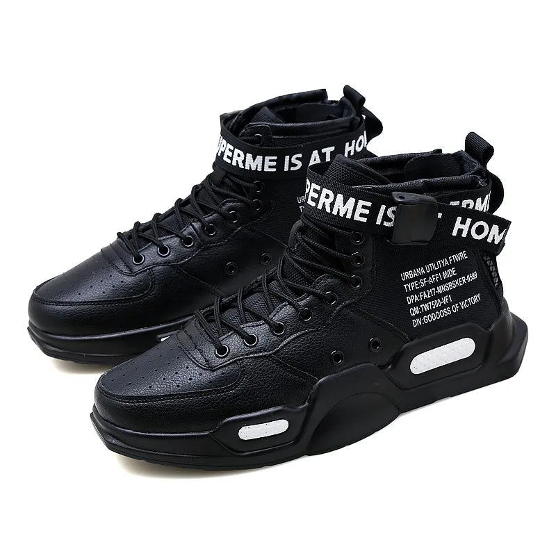 Men's Fashionable Sports Shoes High Top Walking Shoes - The Kings Lots
