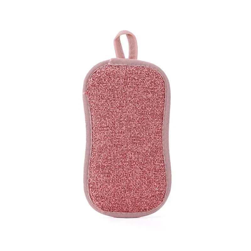 Dishwashing Sponge Block Kitchen Non-stick Oil Brush Pad