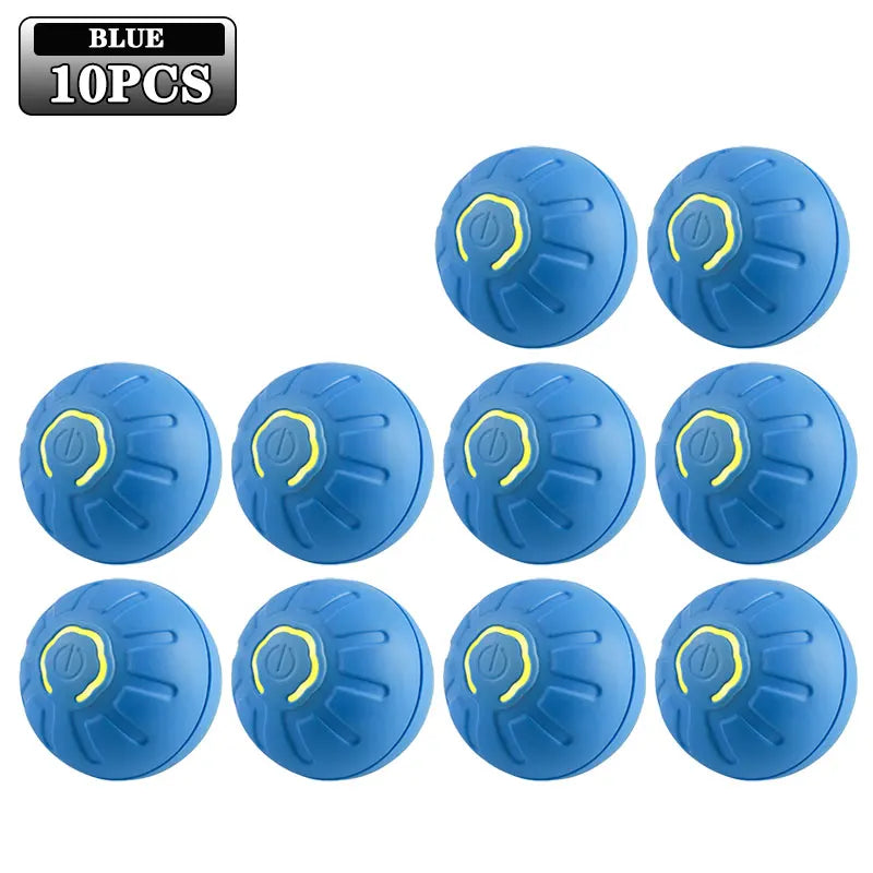 1-10PCS Smart Dog Toy Ball Electronic Interactive Pet Toy Moving Ball USB Automatic Moving Bounce Suitable for Puppy Gift - The Kings Lots