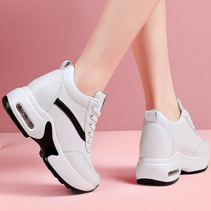 2024 Women Air Cushion Sneaker Insole Increase Height Shoes - The Kings Lots