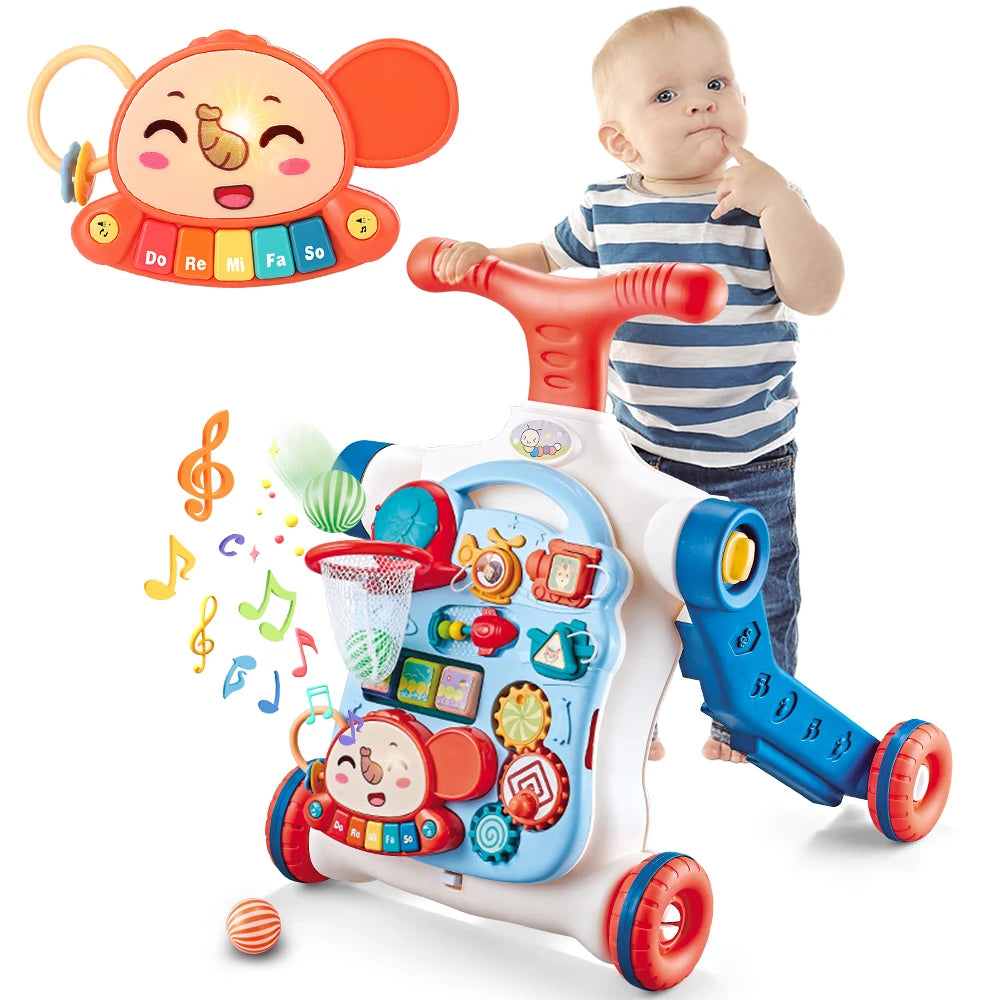 VATOS Baby Walker 5 in 1 Sit-to-Stand Learning Scooter - The Kings Lots