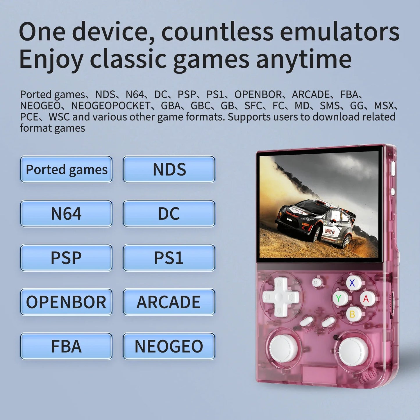BATLEXP G350 Handheld Game Console Retro Portable Gift - The Kings Lots