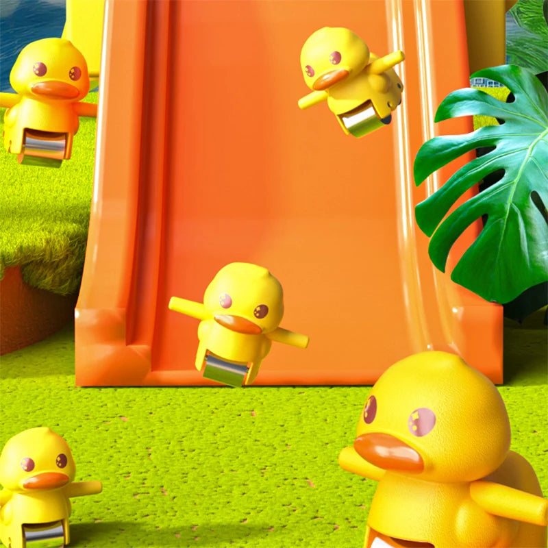Duck Stairs Climbing Kids Toys Electric Duck Track Slide - The Kings Lots