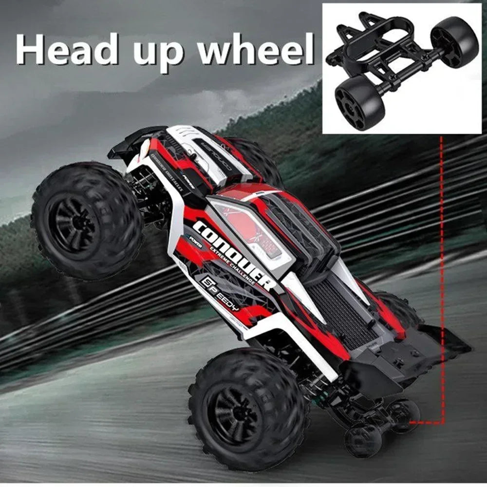 WLtoys 1:16 Scale Large RC Car 50km/h High Speed 4WD Toy - The Kings Lots