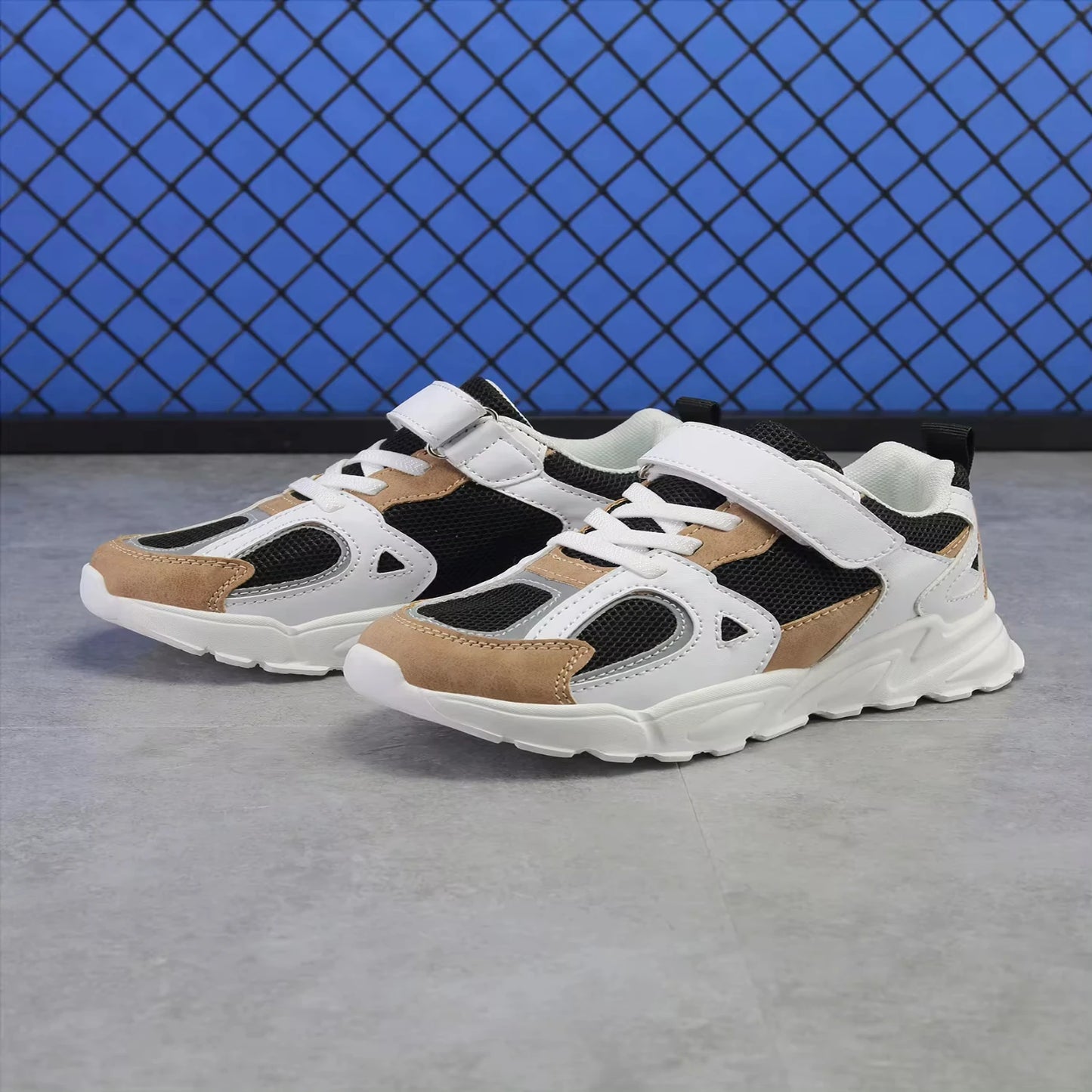 Children's Outdoor Sports Anti Slip Round Toe Mesh Shoes - The Kings Lots