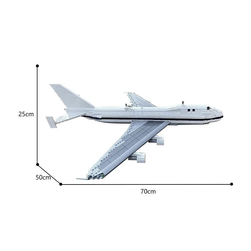 Moc 747 Shuttle Carrier Airplane Building Blocks Set 1583PCS - The Kings Lots