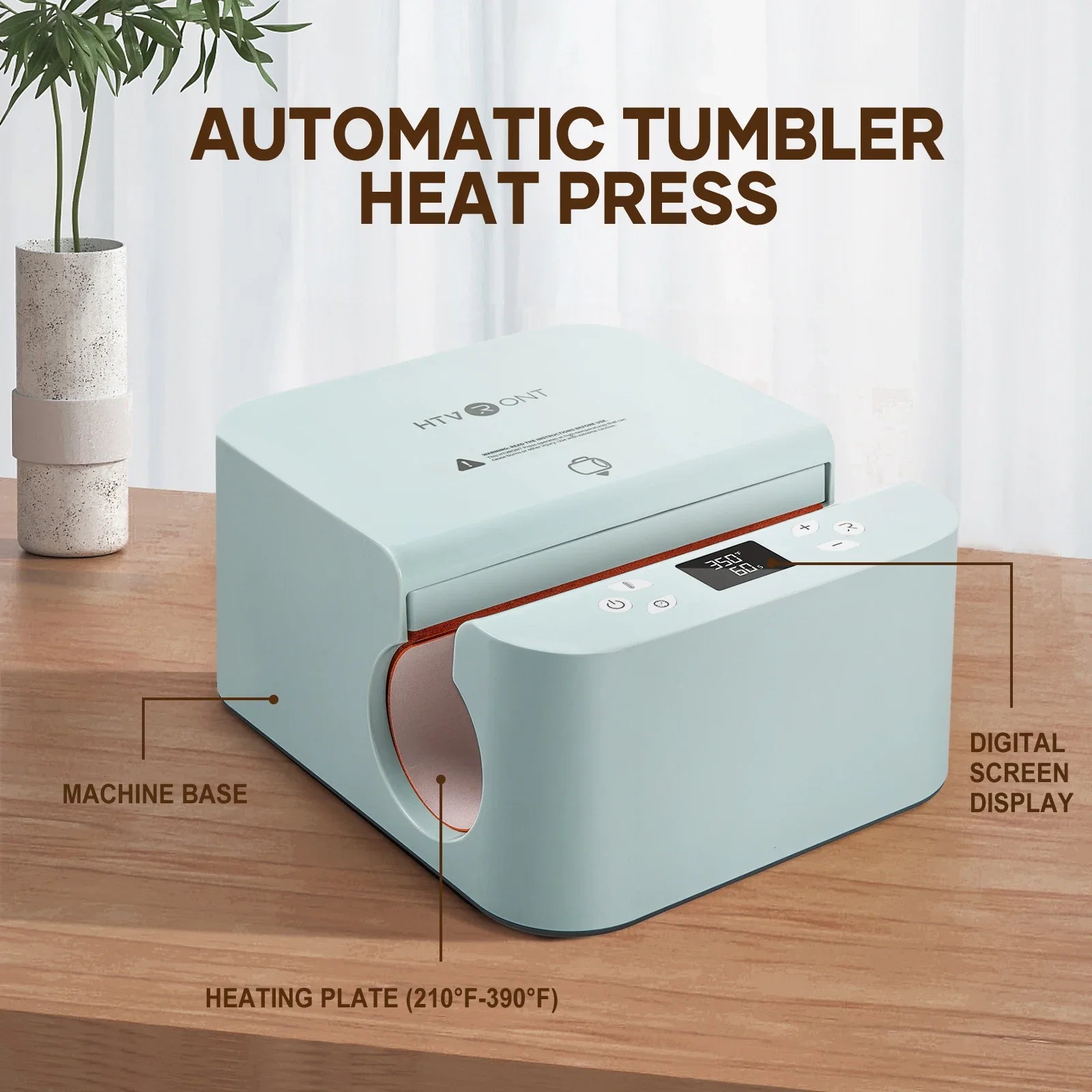 HTVRONT Automatic Mug Heat Press Machine DIY Sublimation - The Kings Lots